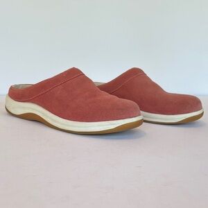 Lands’ End Suede Slip-On Mules Sneakers Loafers. Size 7.5.